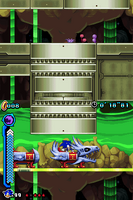 Sonic riding a Skeleton Roller Coaster.