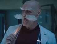 Gerald with one of Shadow's quills in the movie