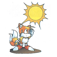 Tails and the cartridge during heat weather.