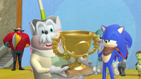 Sonic is the winner