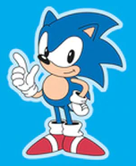 Classic stock art Sonic pose