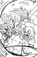 Hidden sketch for Sonic Forces: Stress Test.