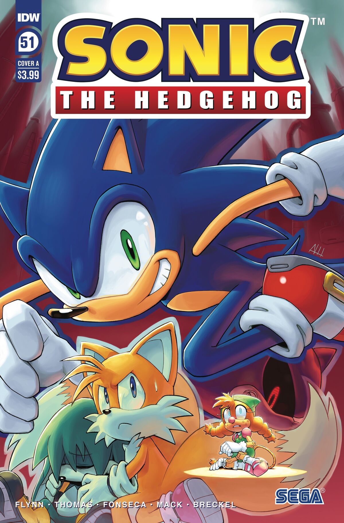 Sonic the Hedgehog's 900th Adventure CVR D Thomas: Ian Flynn: :  Books