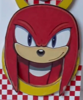 Knuckles art 2D face