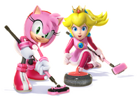 Amy Rose and Peach