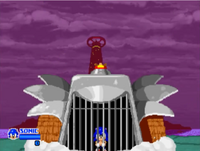 Sonic captured by Robotnik