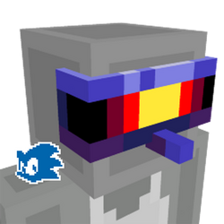 Minecraft Wither but its Mecha Sonic (from the official minecraft