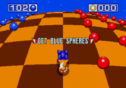 Niebieskie i czerwone kulki w Sonic 3 & Knuckles