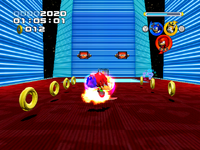 Team Sonic's Remote Power Attack, the Spinning Back Punch.