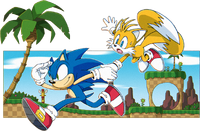 January - Sonic and Tails at Green Hill Zone (story)