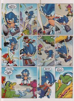 Sonic the Comic #97 VG ; Fleetway Quality, low grade comic Hedgehog