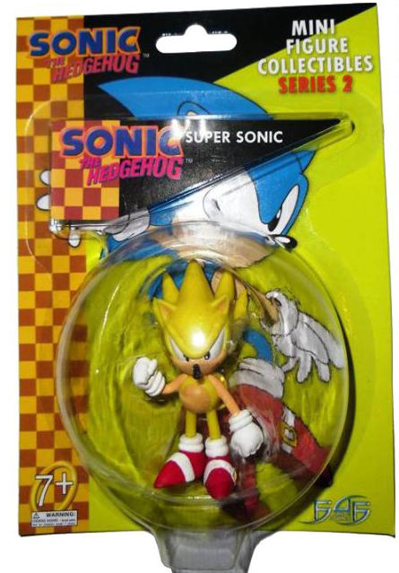 Sonic The Hedgehog  Super Sonic  Red Shoes Figure SEGA Jazwares First 4  (four)