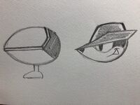 Fang concept Opa-Opa.jpg (497 KB) Fang's concept art next to a sketch of Opa-Opa.