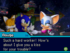 Rouge meeting sonic