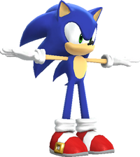 Sonic model (Sonic Colors Wii)