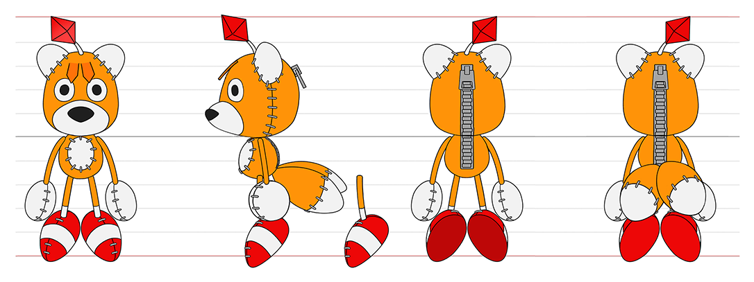 Sonic The Hedgeblog — Model comparison of Tails Doll from 'Sonic R