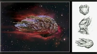 Black Comet concept art.