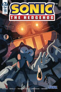 Sonic the Hedgehog #16 (May 2019). Art by Nathalie Fourdraine.