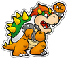 SSBU spirit Paper Bowser