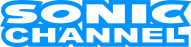 Sonic Channel logo light blue