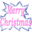 Znak "Merry Christmas" ze świątecznego poziomu. Z PackageX.