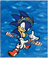 Sonic, from Sega Saturn Magazine (JP)