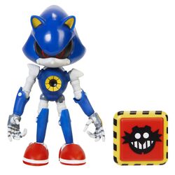 Mecha Sonic with Spike Trap 4 Inch Action Figure Sonic the
