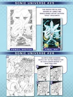 Cover sketches from Sonic Universe Volume 7: The Silver Saga.