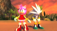 Amy and Silver Sonic 2006