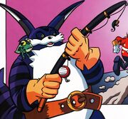 Big the Cat Sonic X comics profile