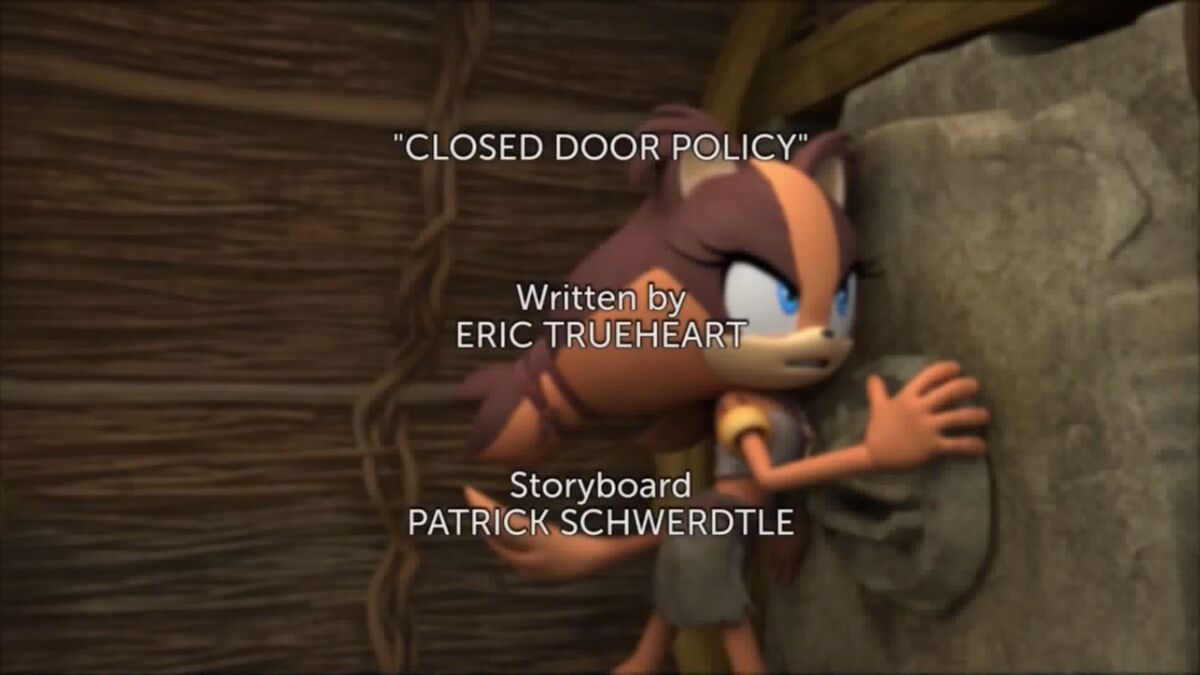 Closed Door Policy Sonic Wiki Zone Fandom