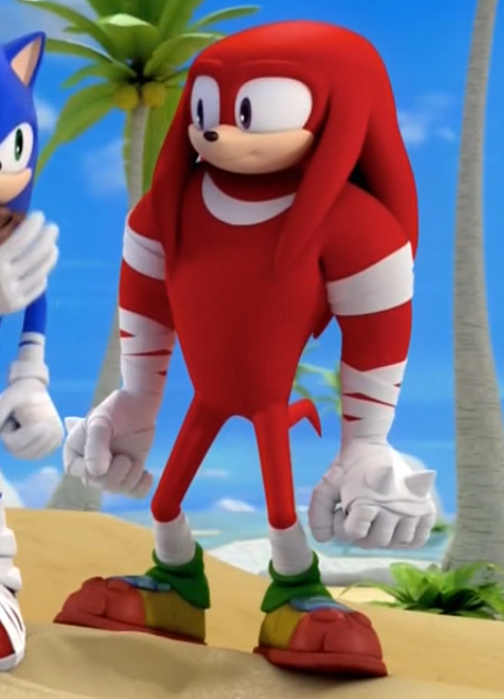 Knuckles in Sonic 2, Sonic Wiki Zone