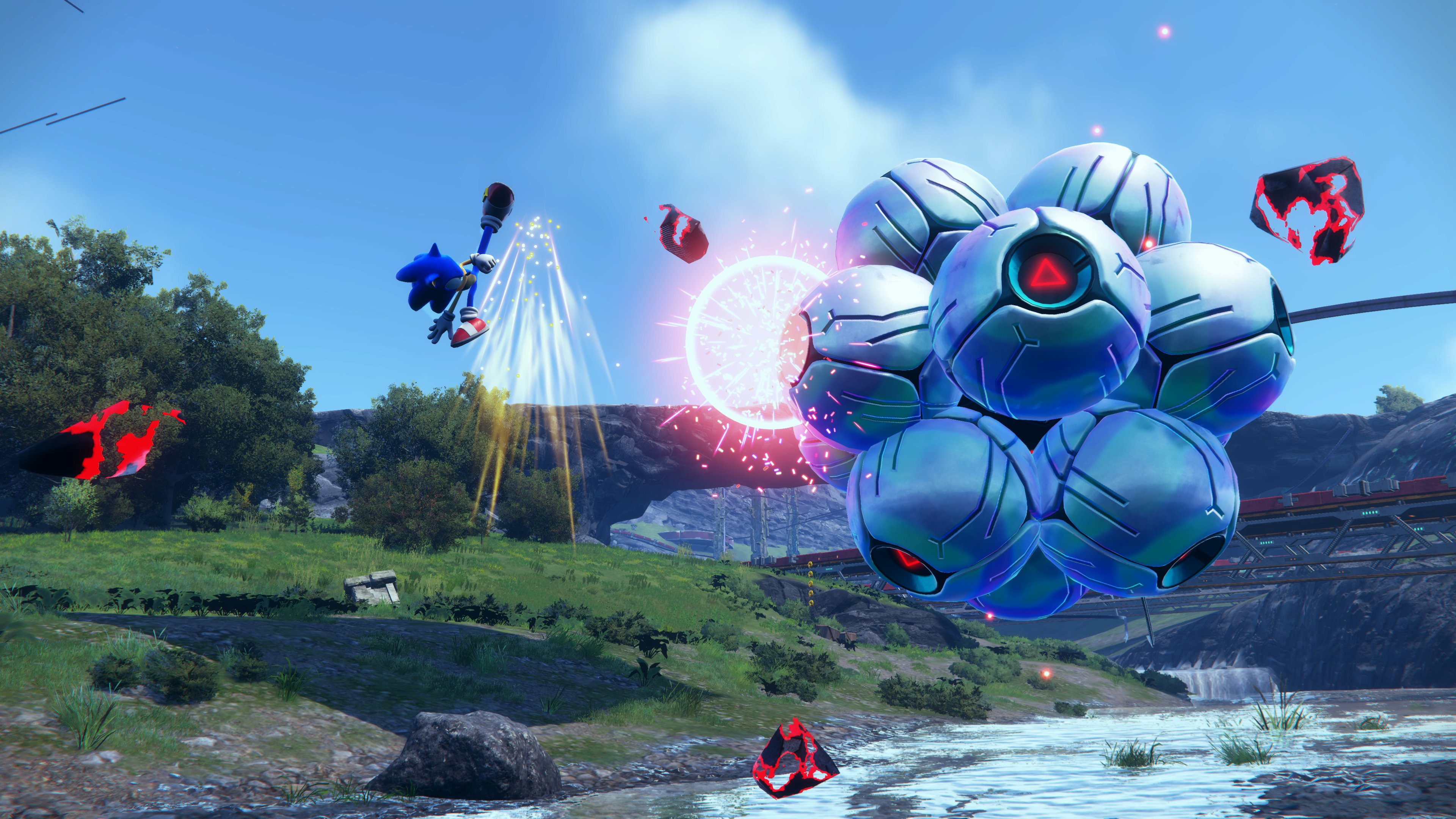 Sonic Frontiers New Gameplay Shows Off Action and New Enemies, More to Come  in June