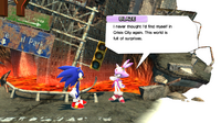 Blaze after the player completed the challenge.