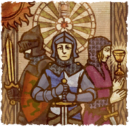 Gawain as portrayed in Arthur's legend.