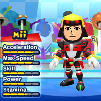 Mii costume from Mario & Sonic at the London 2012 Olympic Games.