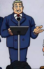 President Sonic X comics profile