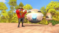 SB S1E26 Eggman activate Eggmobile