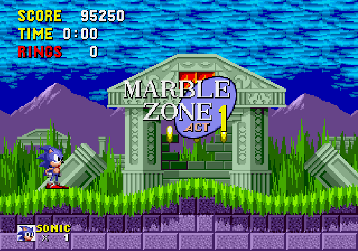 Zones sonic the hedgehog. Марбл зон Соник. Sonic 1 Marble Zone. Соник 1 мраморная зона. Sonic the Hedgehog 1 Marble Zone.