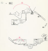 Concept artwork of IceCap Zone's level map. Taken from Sonic Origins.