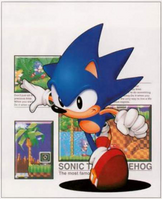 Sonic, from Sega Saturn Magazine (JP)