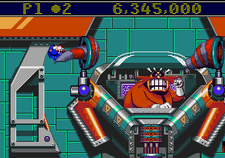 Robotnik's Ship, the boss of Showdown, from the 16-bit version of .