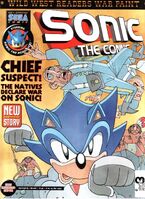 Sonic the Comic #166 (October 1998). Art by Mick McMahon.