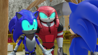 Cyborg Sonic and Knuckles