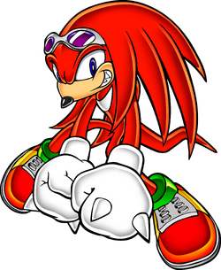 249746 - safe, artist:lucia88956289, classic sonic, knuckles the