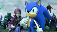 SATBK Sonic licking his thumb