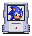 Un monitor 1-Up en Sonic the Hedgehog 3
