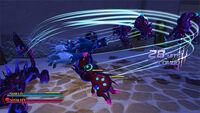 Early screenshot of the Red Rex on the Xbox 360/PlayStation 3