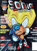 Sonic the Comic #80 (June 1996). Art by Carl Flint.
