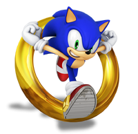 Sonic and a Giant Ring